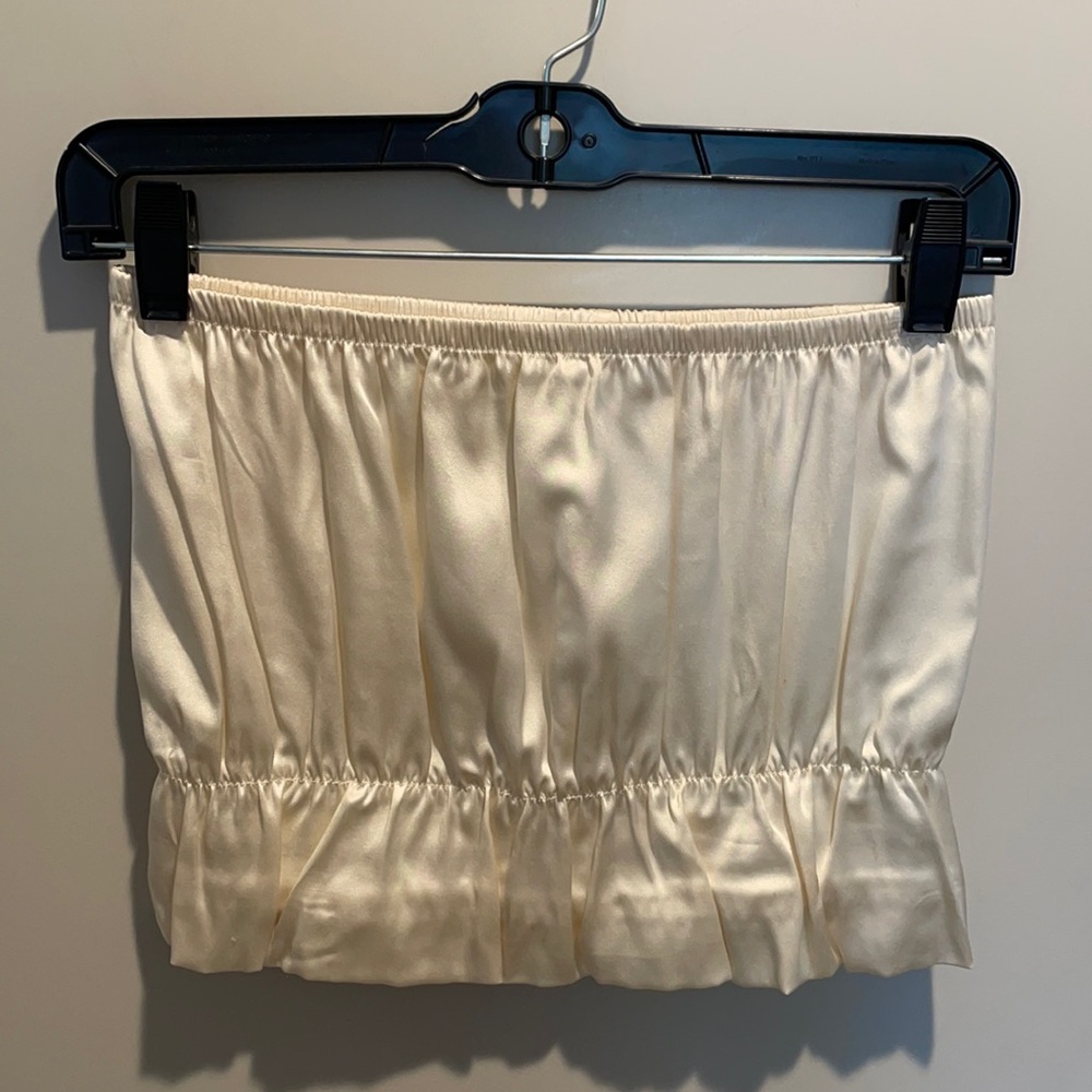 Loyd / Ford 100% silk crop top